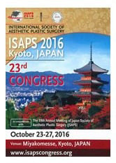 ISAPS World Congress 2016, Kyoto, Japan